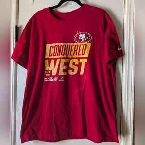 Nike San Francisco 49ers "Conquered the West" t-shirt XL